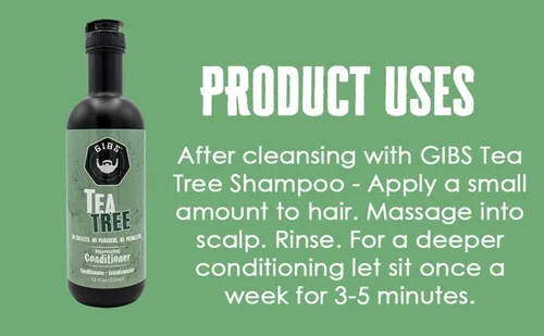 Miniatura 3 de GIBS Grooming Acondicionador de árbol de té, 12 fl. oz.