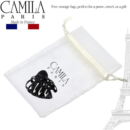 Miniatura 6 de Camila Paris CP3050 - Pinza para el pelo de pulpo francés, pinzas grandes para cabello grueso, pinza de pelo grande para cabello largo, pinzas