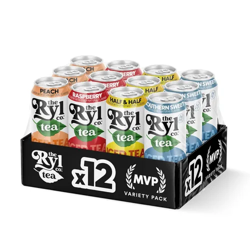 Miniatura 10 de Ryl Té Helado, Té Cítrico Verde, Súper Mezcla Antioxidante, Sin Azúcar, Bajo en Carbohidratos, Cero Calorías - 16.0 Fl Oz (Paquete de 12)