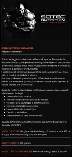 Miniatura 2 de Scitec Crea-Bomb 25x12g Caja