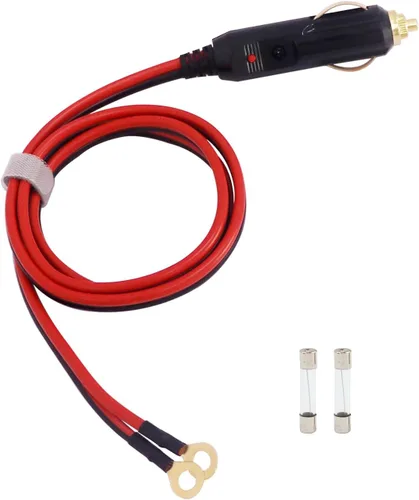 Miniatura 6 de Paquete de 2 enchufes macho a encendedor de cigarrillos macho de 12 V de alta resistencia, enchufe de repuesto de adaptador de corriente