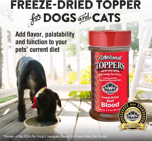 Miniatura 2 de Northwest Naturals Golosinas liofilizadas de sangre de res para perros y gatos - Saludable, 1 ingrediente, ingredientes de grado humano, todo