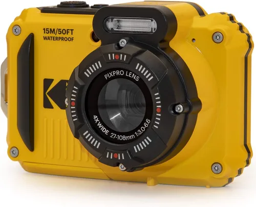 Miniatura 5 de Cámara digital Kodak PIXPRO WPZ2 resistente, impermeable y a prueba de golpes 16MP con zoom óptico 4X, video Full HD 1080P, LCD de 2.7", tarjeta SD