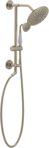 Miniatura 7 de Moen Annex Barra Deslizante de Ducha y Sistema de Manguera de Ducha de Níquel Cepillado, Válvula Requerida, TS3661NHBN cepillado níquel