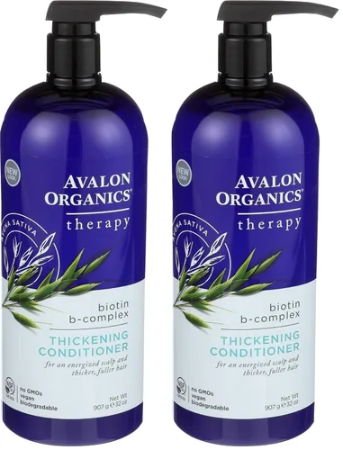 Miniatura 4 de Avalon Organics Acondicionador espesante, Biotina B-Complex 14 oz