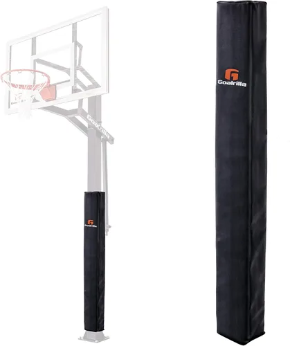 Goalrilla Almohadilla cuadrada para todo tipo de clima, duradera para postes de portería de 5 x 5 pulgadas, color negro