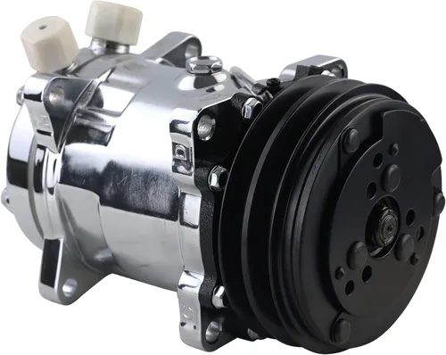 Miniatura 3 de Compresor universal del A/C con el compresor negro del cromo del SD 508 5H14 R134A del embrague 2PK