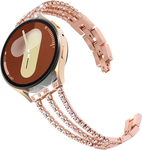Miniatura 12 de Surace Correa compatible con Samsung Galaxy Watch 7, pulsera de mujer para Galaxy Watch 7/FE/6/5/4 de 1.575 pulgadas, 1.732 pulgadas, Galaxy Watch 6