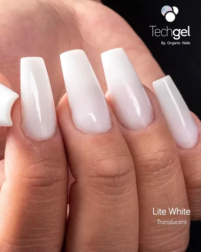 Miniatura 2 de Organic Nails Techgel Lite Blanco 60G / 2 oz