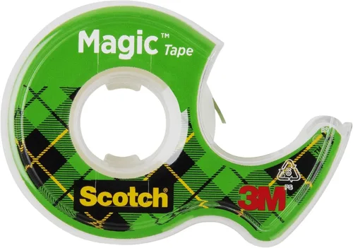 Miniatura 11 de Scotch Magic Tape, 1 Roll, Numerous Applications, Invisible, Engineered for Repairing, 3/4 x 650 Inches, Dispensered (122)