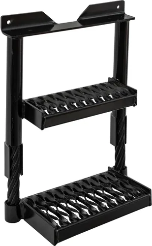 Miniatura 4 de Buyers Products 5231512 - Escalón de cable perforado de 15 pulgadas de alto x 12 pulgadas de ancho, escalón de cable galvanizado universal