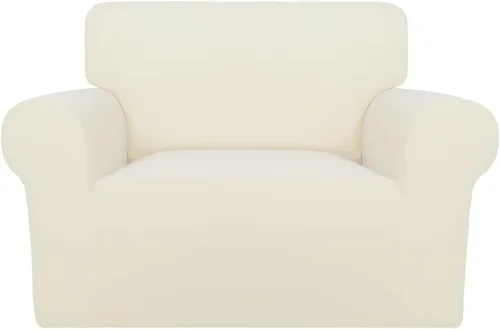 Miniatura 33 de PureFit - Funda superelástica con bolsillo p/protección de sofá/sillón - Suave cubierta de elastano antideslizante, lavable, c/base elástica, apta