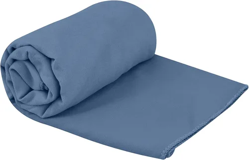 Sea to Summit Toalla Drylite, Toalla Ligera para Acampar y Viajar azul (Moonlight blue)