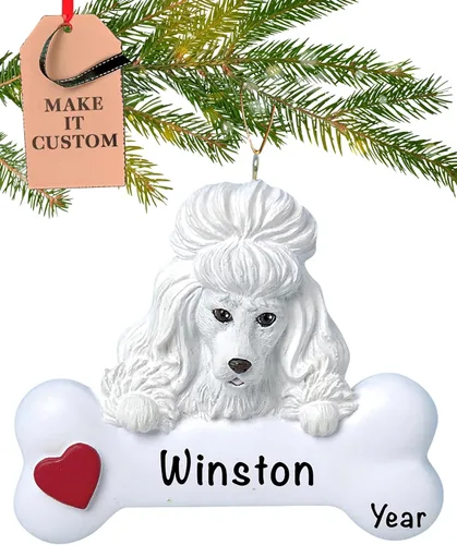 Miniatura 11 de Adorno personalizado de hueso de perro Doberman Pinscher 2025 Personalización gratuita las 24 horas Adornos de Navidad de la primera Navidad