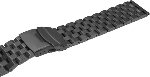 Miniatura 3 de Sinaike - Correa de reloj de acero inoxidable sólido, para hombres y mujeres en azul negro plateado y de 0.95pulgadas, 0.87pulgadas, 0.79pulgadas