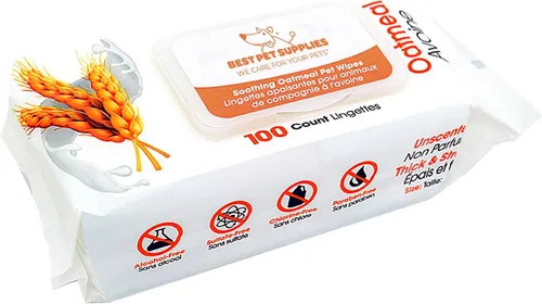 Miniatura 13 de Best Pet Supplies - Toallitas para mascotas para perros - Toallitas para perros limpiadoras y desodorizantes, para abrigos, orejas, patas - Limpieza