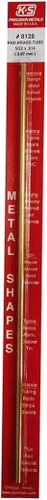 Miniatura 24 de K & S PRECISION METALS 8126 3PK3/32 x 12 BRS RND Tubo, paquete de 3, latón