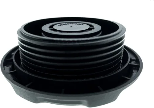 Miniatura 5 de Tapa de Cubierta del Depósito de Expansión del Radiador para VW Audi Skoda Seat Porsche, Negra, Anticongelante, 160KPa/23PSI, Reemplaza 2Q0121321A