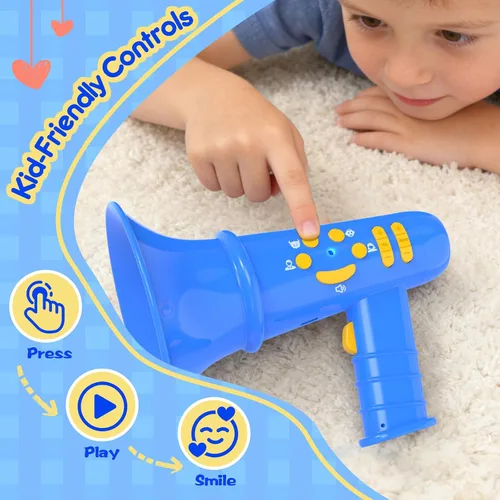 Miniatura 6 de MEGUO Cambiador de voz para niños, regalo de cumpleaños para niños y niñas de 3, 4, 5, 6, 7, 8 años - juguetes para niños de 3-8+ años - regalo