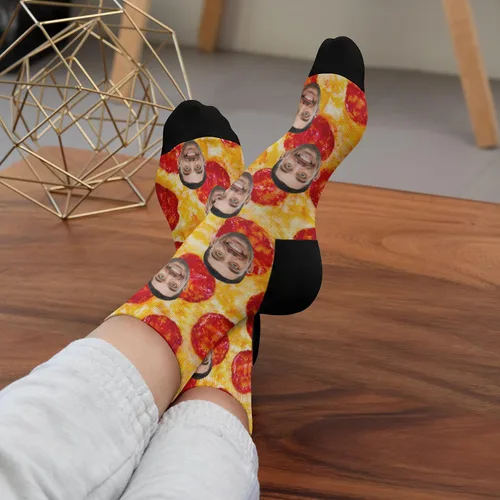 Miniatura 5 de Calcetines con fotos personalizados actualizados con caras - Imprime tu imagen, foto - Regalos divertidos personalizados para hombres y mujeres