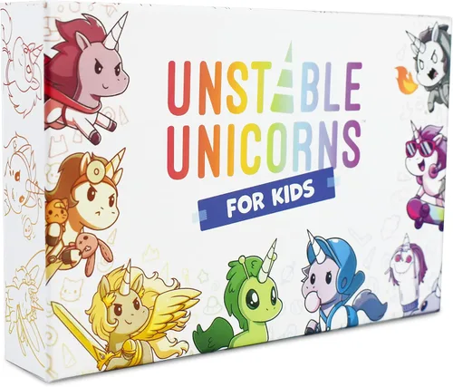 Unstable Games - Unicornios inestables para niños Edición Juego Base - ¡Un juego de cartas estratégico para niños!