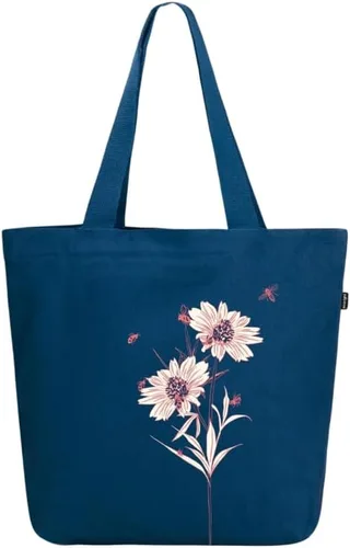 Miniatura 118 de Ecoright Bolsa de lona estética para mujer, bolsa grande con cremallera y bolsillo, bolsa de mano para mujer, para yoga, trabajo, playa
