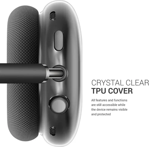 Miniatura 3 de kwmobile Fundas compatibles con Apple AirPods Max/AirPods Max 2 - 2 fundas protectoras para auriculares - Transparente