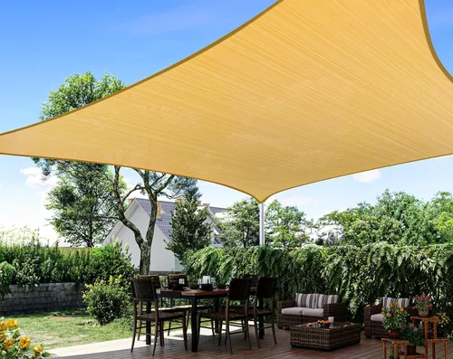 Miniatura 22 de Quictent - Toldo de sol de 6.1x7.9 m para patio, 185GSM, toldo rectangular resistente para exteriores con protección UV, toldo de sol para el jardín