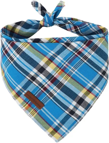 Miniatura 28 de Unique Style Paws Bandanas para perros, 1 unidad, lavables, de algodón, triangular, para otoño, con margaritas de abeja, para perros y gatos