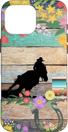 Miniatura 19 de Cute Serape Spring Flower Rodeo Western Horse Barrel Racing Case for iPhone 17