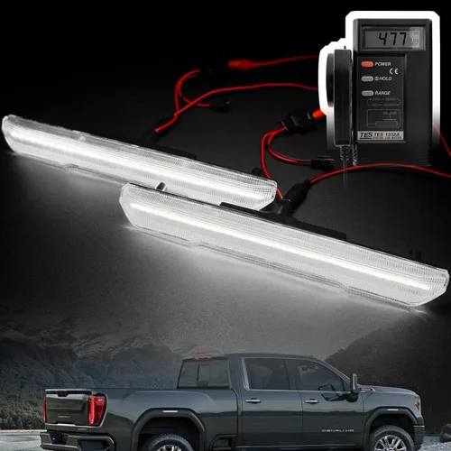Miniatura 3 de Luces de posición laterales LED de repuesto para GMC Sierra 2500HD 3500HD 3500HD 2020 2021 2022 Pickup blanco marcadores laterales delanteros