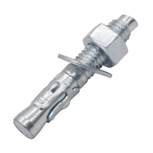 Miniatura 17 de Anclajes de hormigón 3/8, pernos de anclaje de cuña de 3/8 de acero al carbono galvanizado con arandela y tuerca, 3/8 pulgadas de diámetro exterior
