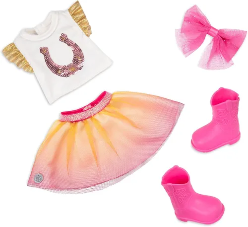 Miniatura 7 de Glitter Girls – Ropa para Muñeca de 14 Pulgadas – Conjunto de Flores Brillantes en Flor – Juguetes, Ropa y Accesorios para Niñas de 3 Años