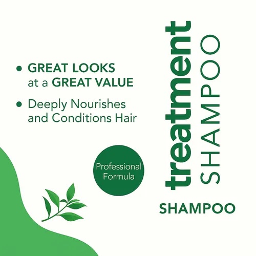 Miniatura 2 de Champú para el tratamiento del cuero cabelludo, árbol de té, menta y lavanda, infundido con aloe vera y queratina, fórmula profesional, 16 oz
