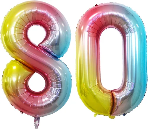 Miniatura 420 de Goer, conjunto de globos de papel aluminio para decoraciones de cumpleaños, globos de las letras de feliz cumpleaños y de números Oro