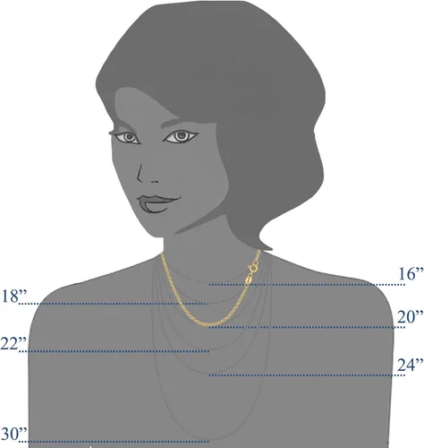 Miniatura 3 de Jewelry Affairs Collar de cadena de eslabones Rolo redondo de oro amarillo de 10 quilates, 0.075 in