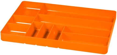 Miniatura 14 de Ernst MFG Organizador de cajones de 10 compartimentos: bandeja apilable resistente para organización de herramientas automotrices, caja de Negro