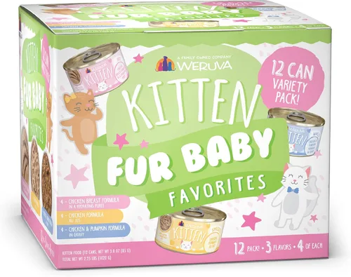 Miniatura 15 de Weruva Fórmula de gatito, pollo y atún en salsa, lata de 3 onzas (paquete de 12)