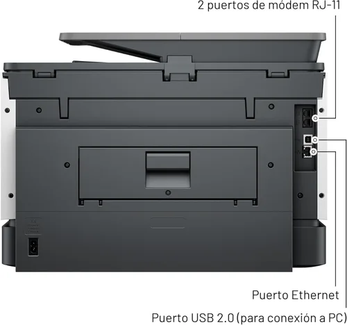 Miniatura 16 de HP OfficeJet Pro 9135e Impresora inalámbrica todo en uno a color por inyección de tinta, imprime, escanea, copia, fax, ADF, impresión a doble cara