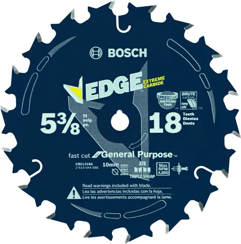 Miniatura 12 de BOSCH DCB760 - Hoja de sierra circular de 7-1/4 pulgadas con borde de 60 dientes para acabado extrafino