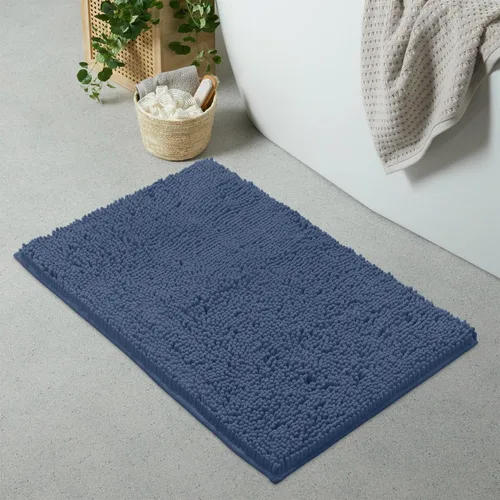 Miniatura 162 de LuxUrux Tapete de microfibra afelpada, de felpilla extrasuave, pelo largo de 1 pulgada, muy absorbente, para baño o ducha, lavar y secar a máquina