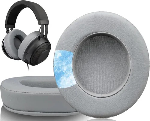 Miniatura 7 de SOULWIT Almohadillas de repuesto de gel refrigerante, para Razer Kraken 2019/Tournament Edition/Ultimate/Kitty, almohadillas para auriculares Negro