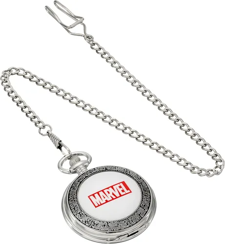 Miniatura 2 de Marvel Hulk W001747 - Reloj de bolsillo de cuarzo analógico para hombre Plateado Movimiento de cuarzo
