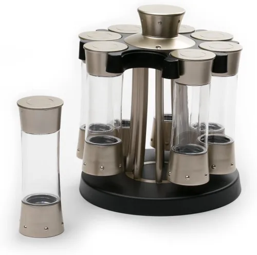 Miniatura 21 de KitchenArt 57010 Select-A-Spice Carrusel de medición automática serie profesional, satinado