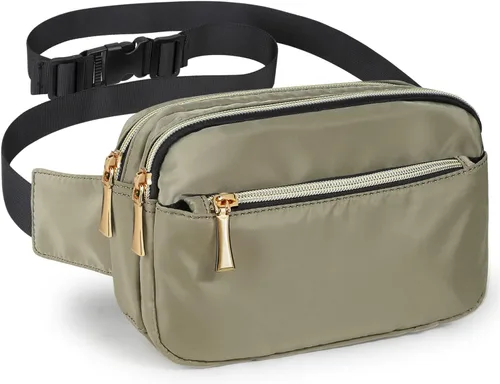 Miniatura 8 de Riñoneras para mujeres y hombres, a la moda, de talla grande, para niñas y niños, con 5 bolsillos, cinturón ajustable, linda bolsa de cadera