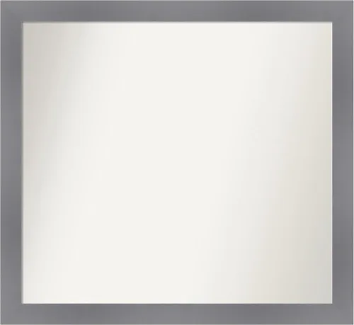 Miniatura 423 de Amanti Art Espejo personalizado, espejo de baño gris plomo a rayas, espejo de pared o espejo de tocador de baño sobre el fregadero
