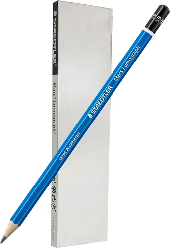 Miniatura 13 de STAEDTLER Mars Lumograph 2B - Lápiz de dibujo artístico de grafito, 6 lápices