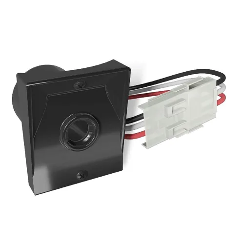 Solus Sensor de atardecer a amanecer con enchufe de cambio Ezee - Sensor de fotocélula exterior para postes de lámpara de 3 pulgadas -