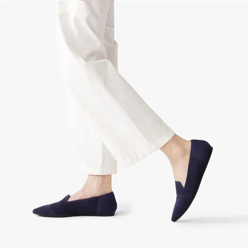 Miniatura 5 de DREAM PAIRS Zapatos planos cómodos y elegantes para mujer, mocasines de punto puntiagudos, zapatos de trabajo de negocios