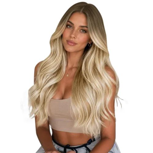 Miniatura 26 de Full Shine Invisi Edge - Extensiones de cabello con cinta adhesiva invisible de 36 cm, color 1 negro, máquina Remy, extensiones de cabello humano